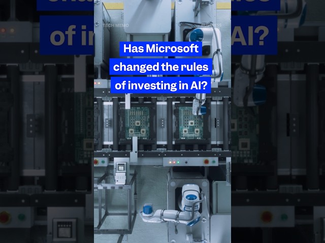 Did Microsoft just change the rules of the #AI investment race? #microsoft #bigtech