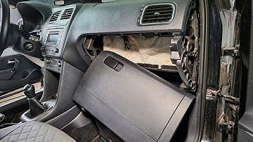 How to remove Glove Box on Volkswagen Polo 6R / mk5