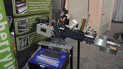 Friction Feeder SF-12 with Wolke Print at Pack Expo East - Pineberry Manufacturing
