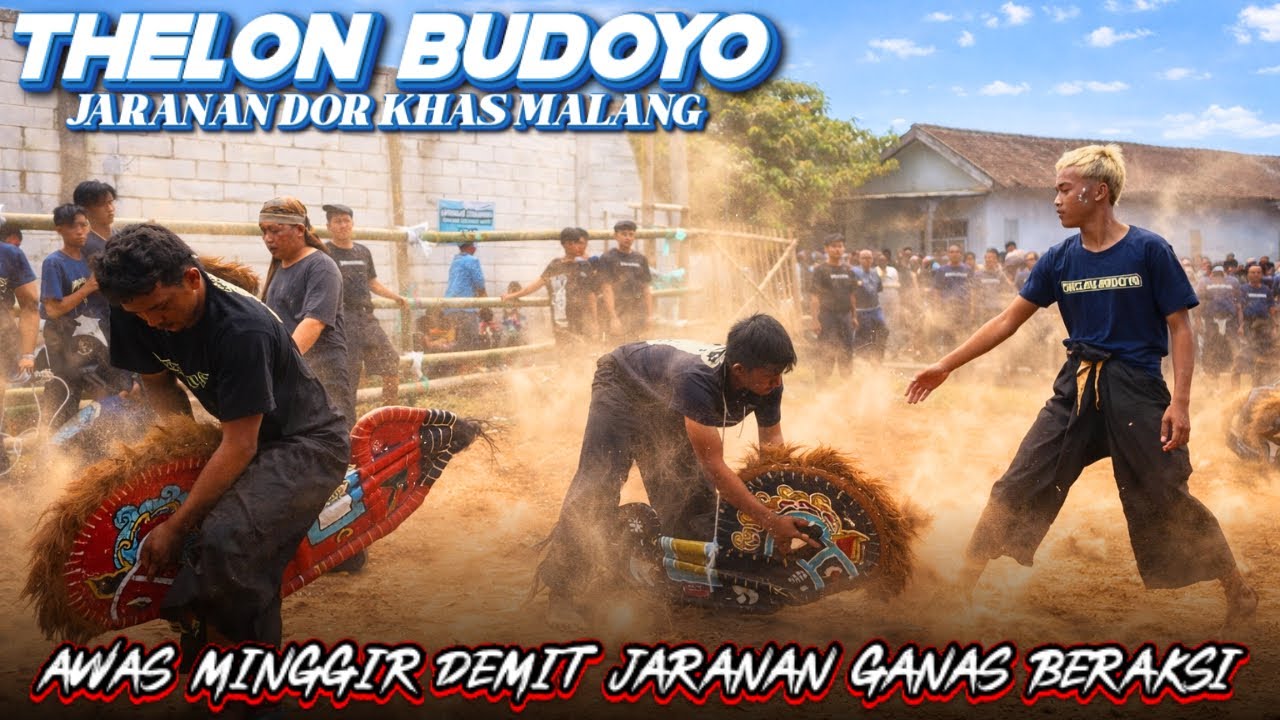 JARANAN GAN4S‼️THELON BUDOYO FULL KALAPAN TEROR PENONTON DENGAN CAPLOKAN