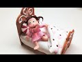 Polymer clay cookie/candy bed (Christmas)- Tutorial