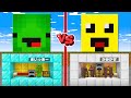 まいぜんvsしぃちゃんねる秘密基地！地面を掘ってセキュリティハウス対決🔥【まいくら・マインクラフト】