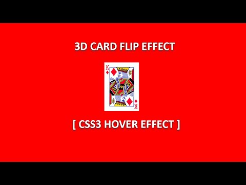css3 flip card hover effect - 3d flip cards animation tutorial