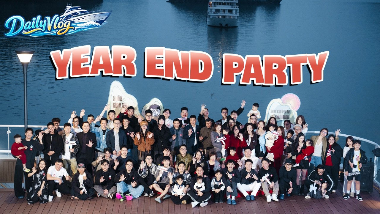 (DailyVlog) Vi vu tiệc cuối năm cùng anh em công ty trên du thuyền Hạ Long 2 ngày 1 đêm.