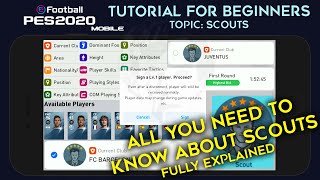 Scouts PES Mobile | Explained - Beginners Tutorial Tips and Guide Pt. 1 #hTGPES screenshot 4
