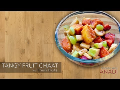 How to Make a Tangy Fruit Chaat Recipe (Indian Fruit Salad)| Rapid Fire Recipes | Cooking with Anadi