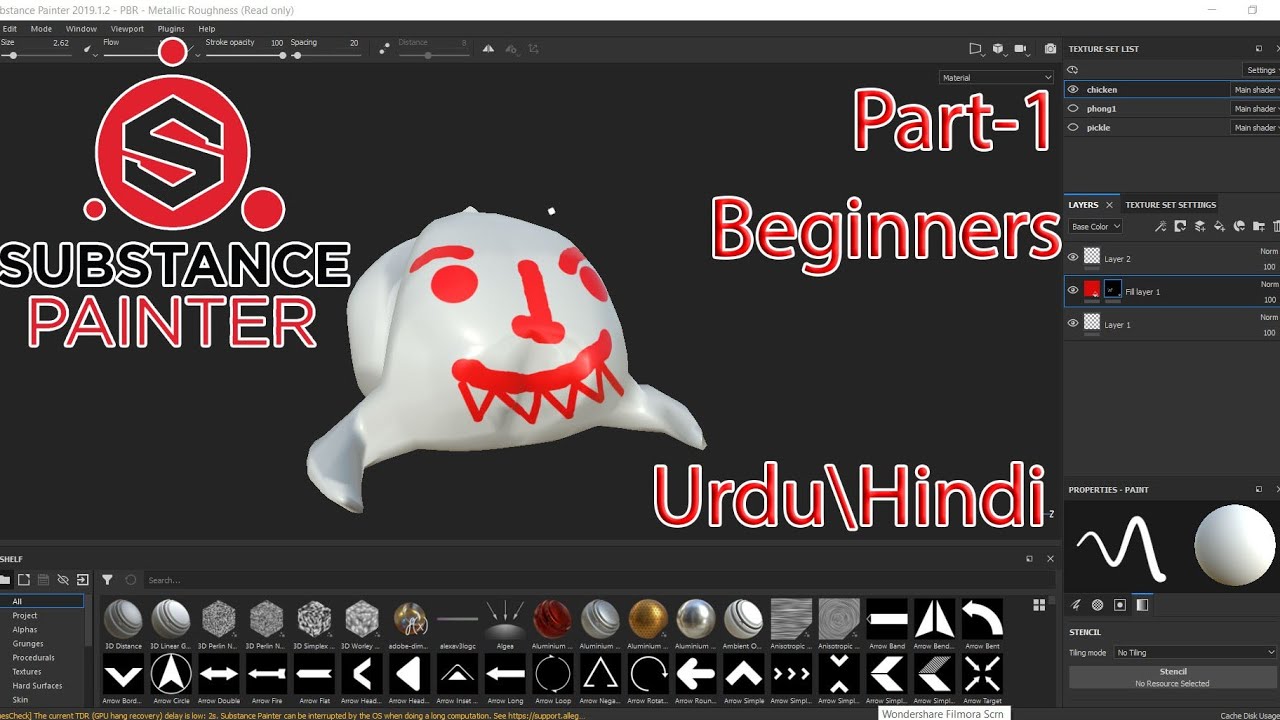 Substance painter for beginners part 1 (Urdu and Hindi) - YouTube