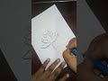 Water lily drawing🪷#foryouシ #viralvideochallenge #drawingvideo #howtodraw #antorartgallery