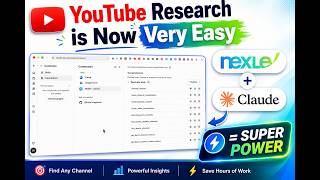 Youtube Research for Automation and Faceless Channels with Claude and Nexlev MCP