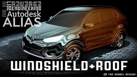 The Complete Guide to 3D Automotive Modeling Alias Tutorial Lesson 2 Windshield + Roof
