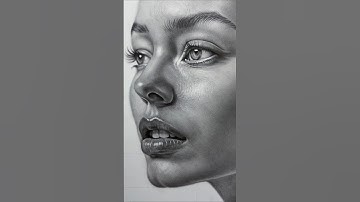 Realistic Face Drawing ✏️😳 Pencil Art!