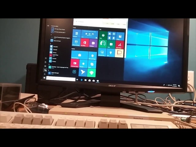 Dell Dimension 8400 with an SSD (with a small Windows 10 rant AND