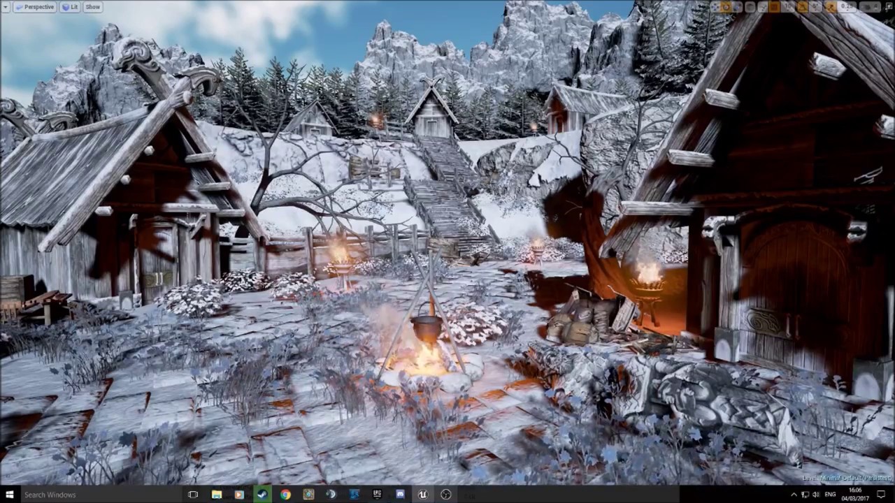 Speed Level Design - Abandoned Village - Unreal Engine 4 - YouTube