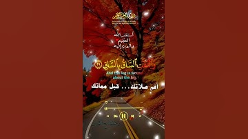 تلاوة خاشعة عطرة مباركة جميلة عذبة للشيخ ماهر المعيقلي ماتيسر من سورة القيامة