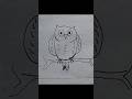 Easy Owl Drawing 🦉✍️ How to Draw an Owl Step by Step 🦉✍️ Owl Easy Drawing 🦉✍️ Owl Doodle Tutorial 🦉