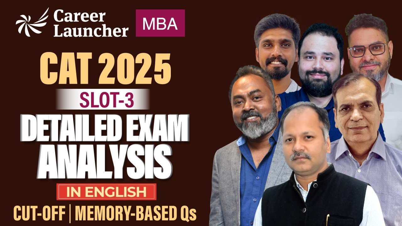 CAT 2025 Slot 3 Analysis: Answer Key, Good Attempts, Difficulty Level ...