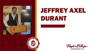 Jeffrey Axel Durant walks Flagler 2026