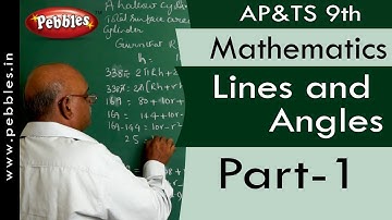 Part-1 : Lines and Angles | Mathematics  | Class 9 | AP&TS Syllabus