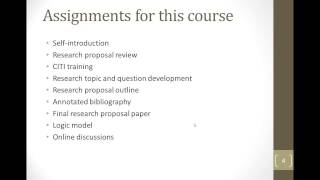 CEPD 7152 Research and Program Evaluation introduction