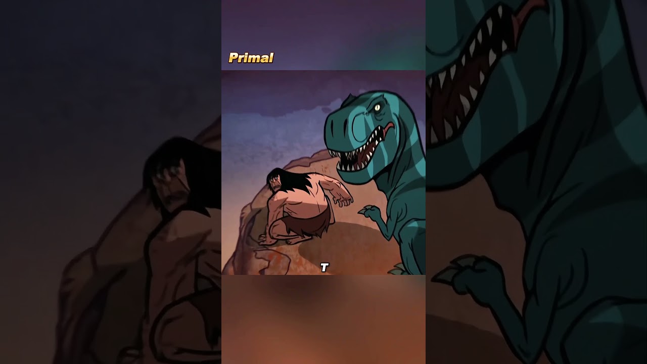 Primal: Zombie Virus Wipes Out a Massive Dinosaur Herd. #fyp #movie #anime #cartoon