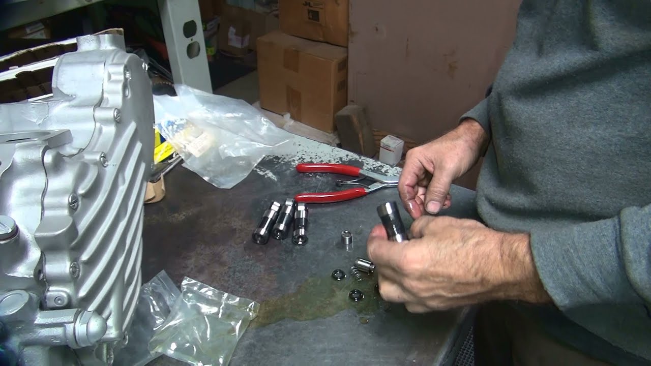 199 1961 FL 74ci std panhead s&s evo lifter conversion install motor