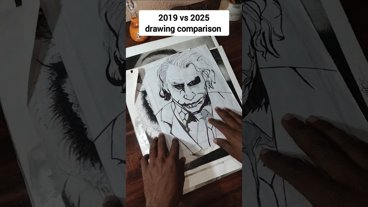 Old vs New Drawing | My Art Progress Journey