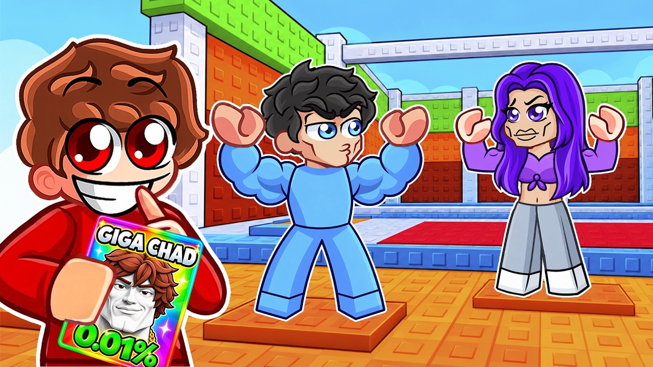 Me Hice pasar por NOOB, después me CONVERTÍ en GIGA CHAD en Roblox!