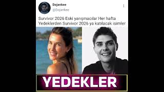 Survivor 2026 yedekler #shorts