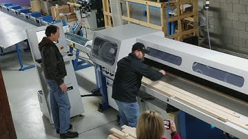 Omga high speed precision saw line