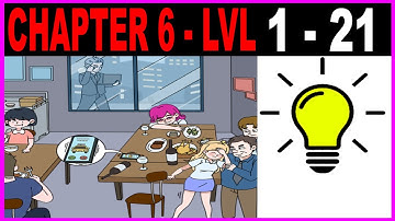 Brain Erase Game Chapter 6 Level 1 to 21 Full Game Answers - Dark Redemption All Levels Solutions