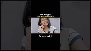 Psychology of Learned Helplessness #youtubeshorts #shorts #breakingpatterns #psychology #healing