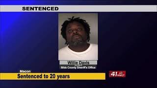 Macon man sentenced to 20 years for statutory rape