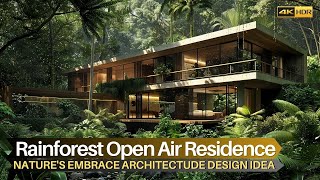 Nature's Embrace: Discover the Modern Marvel of Rainforest Open Air Residence Architecture