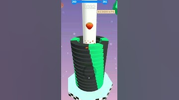 Stack Ball level 260 | android,iOS gameplay | #Shorts #Games offline games |RIDER0496
