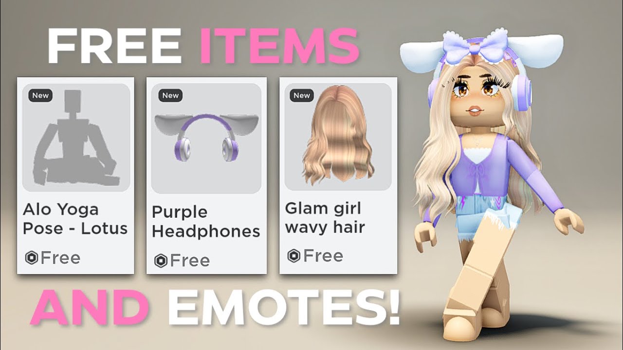 NEW FREE ITEMS YOU MUST GET IN ROBLOX!🤩🥰 
