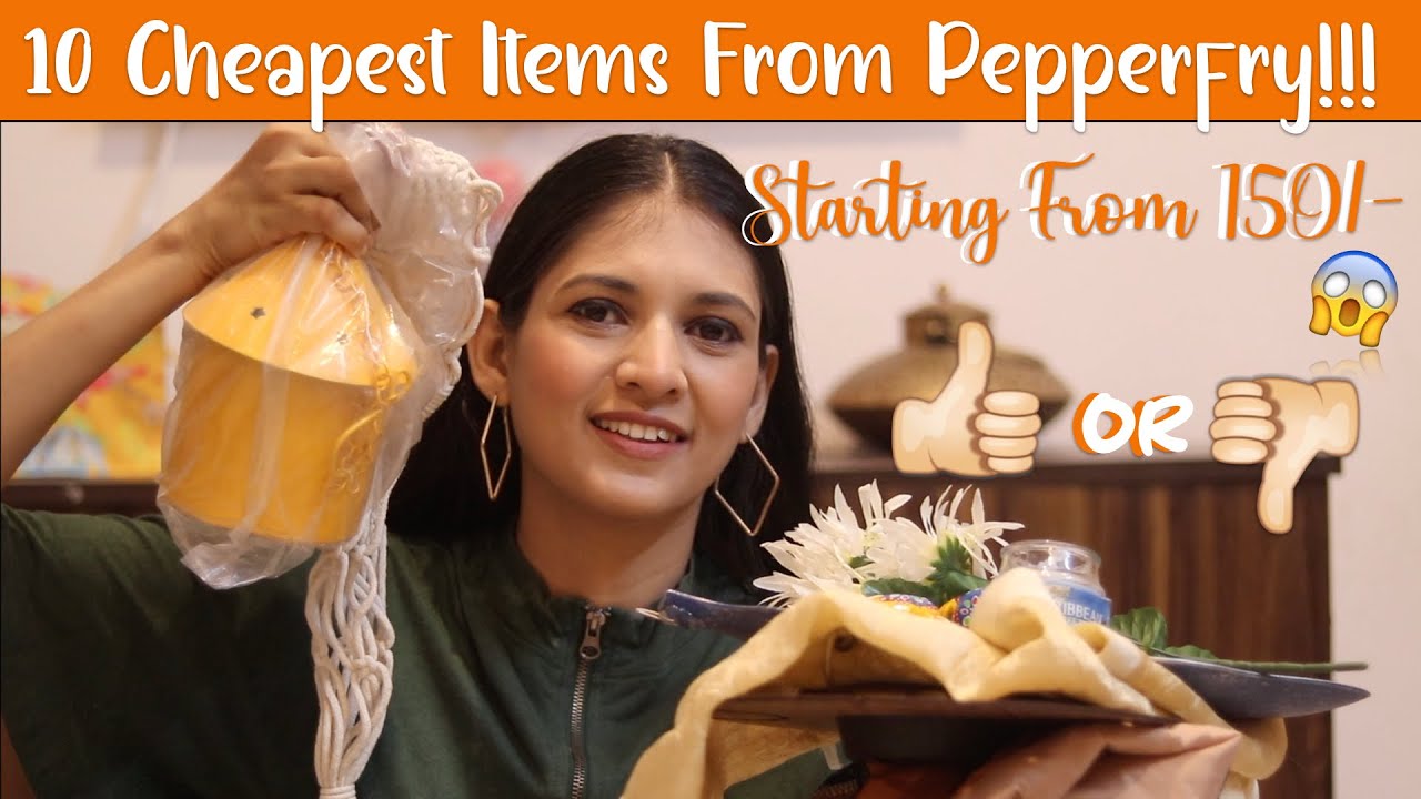 I Buy the **CHEAPEST ITEM** from pepperfry EPIC Shopping challenge 🙀