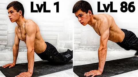PUSH UPS From LeveL 1 To LeveL 100 (WHAT'S YOUR LEVEL?)