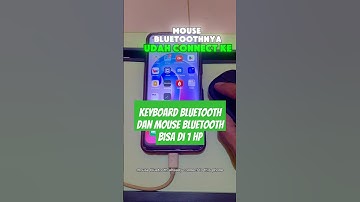 keyboard bluetooth dan mouse bluetooth bisa di 1 hp#keyboard #mouse #bluetooth #wireless #hp #gaming