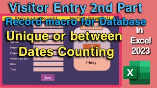 Data Entry From of Unique visitors | Data entry software for Multiple id screenshot 1