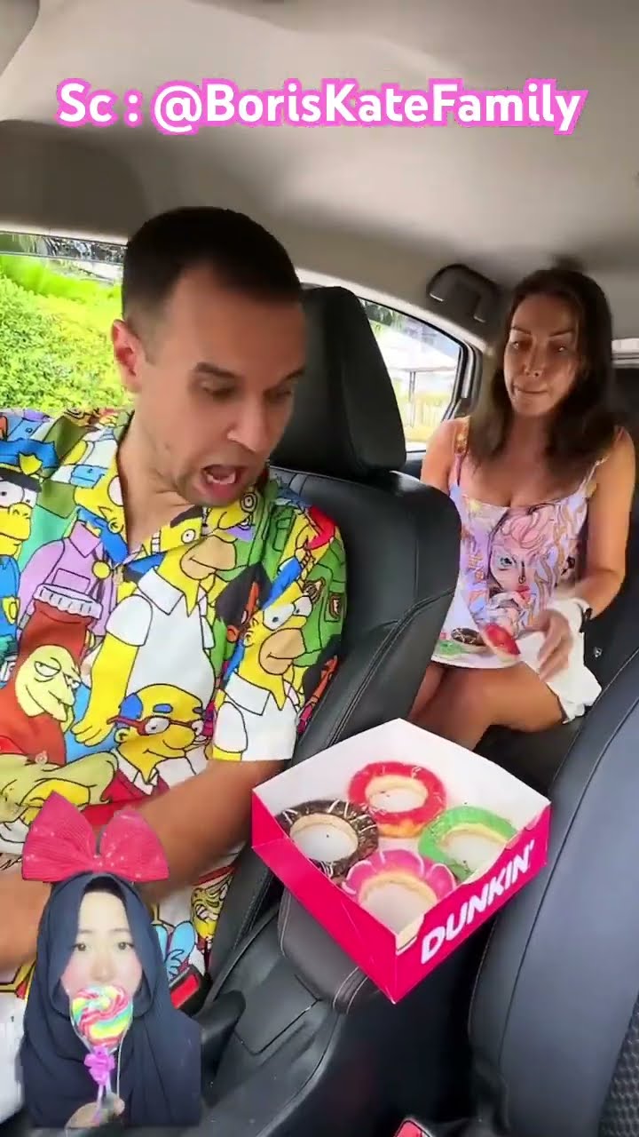 DONAT PAPA BOLONG NYA BESAR BANGET ⁉️ternyata mama?@BorisKateFamily #shorts #funny #dubbing