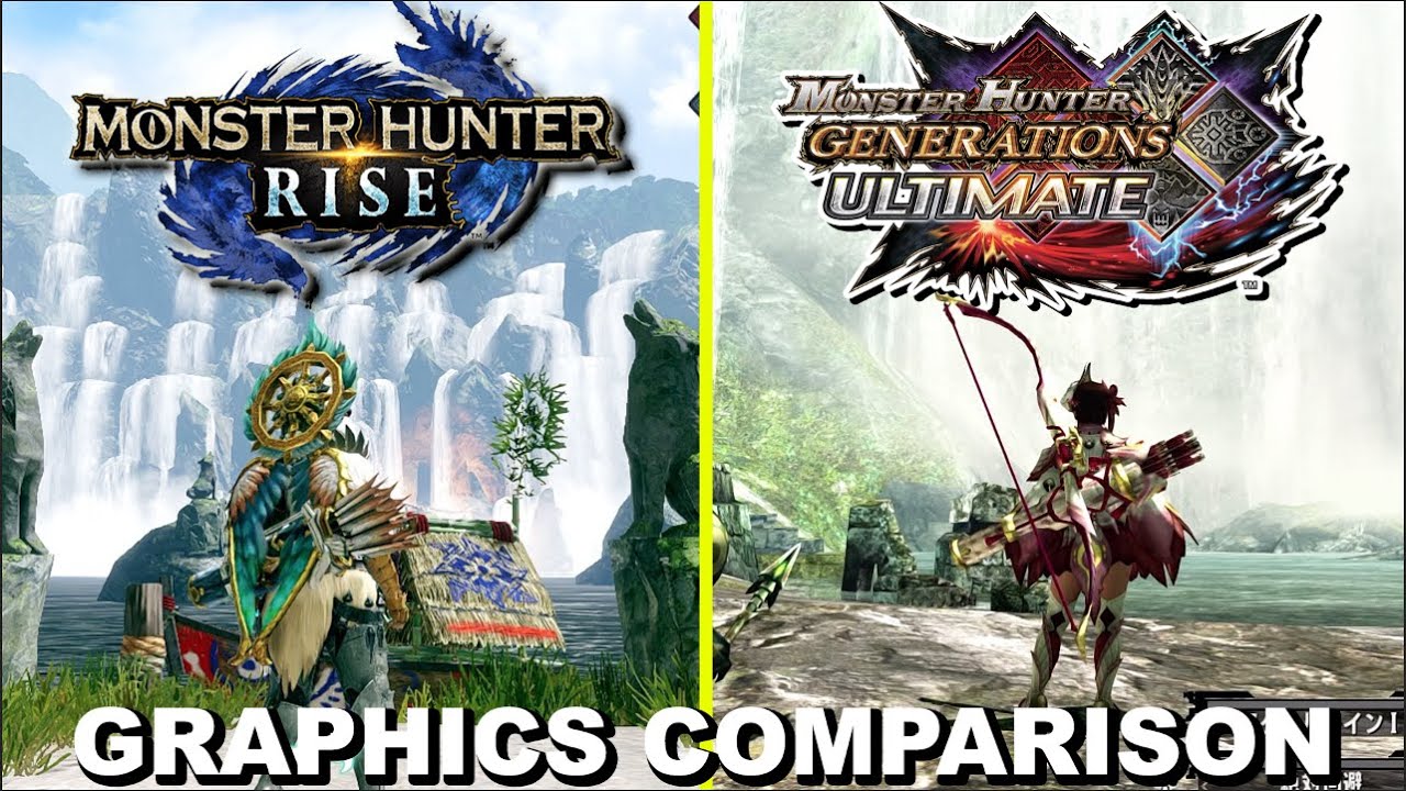 Monster Hunter Rise VS Monster Hunter World PS4- Graphics