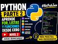 🚀 Python desde Cero Parte 2: Aprende FOR, Listas y Funciones