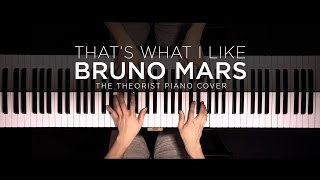 Video thumbnail of "Bruno Mars - That's What I Like | The Theorist Piano Cover"