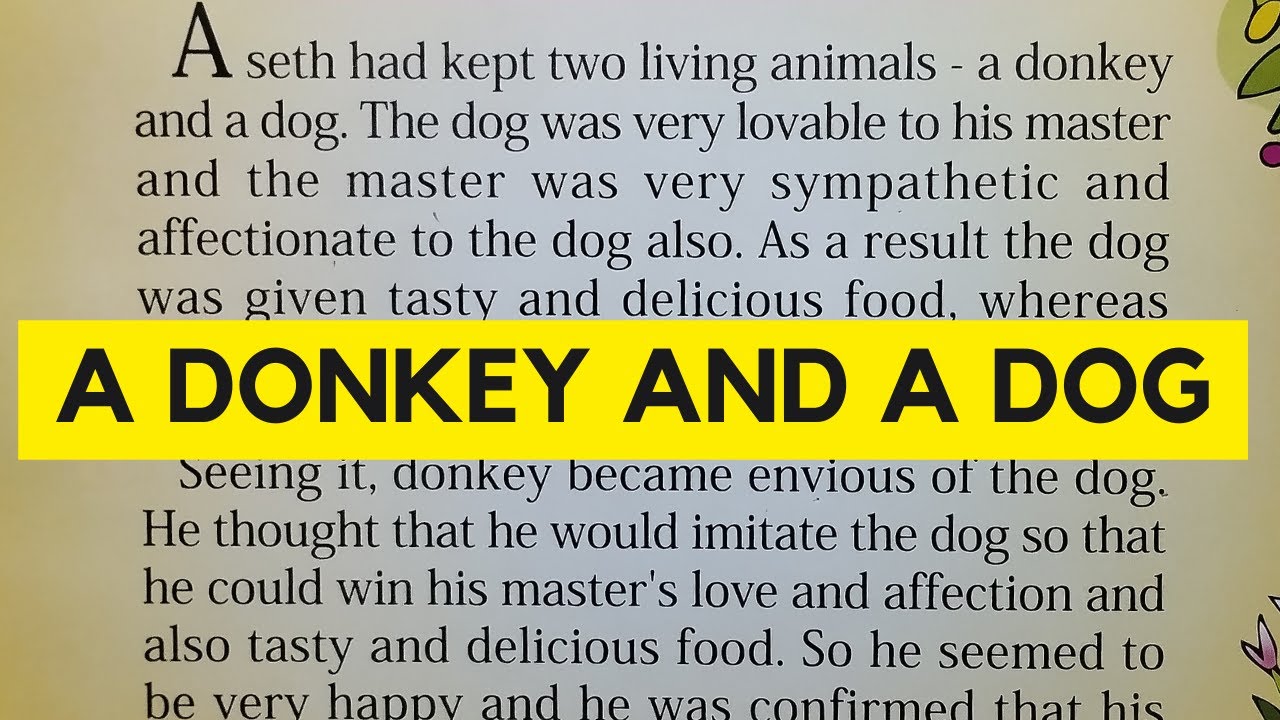 a-donkey-and-a-dog-story-english-reading-and-bengali-translation