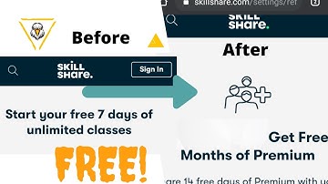 how to convert skillshare 7 days free trial to 2 month free trial