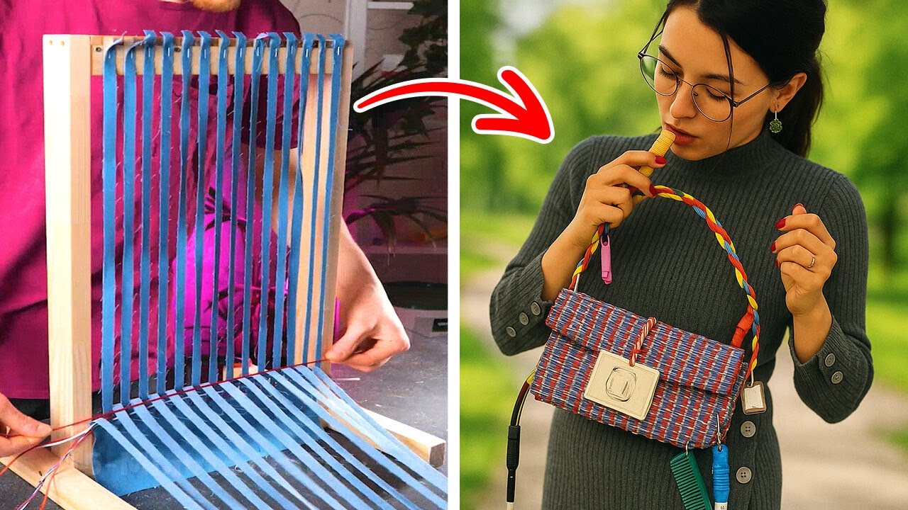 Lixo reciclado transformado em algo incrível 😍