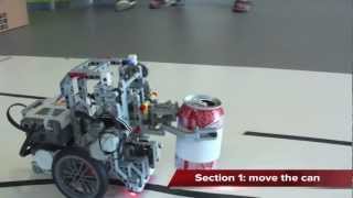 LEGO NXT Forklift using GlideWheel and LeJOS