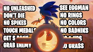 Did I Make This Sonic Challenge IMPOSSIBLE?!