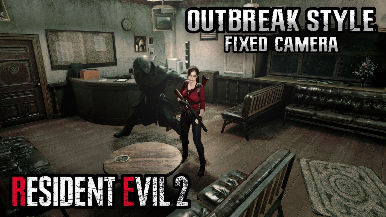 🔴Fixed Camera Angle | Resident Evil 2 Remake | Claire B