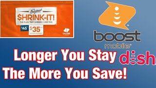 Boost Mobile Shrink-It! Plan//New Dish Network Boost Mobile Plans